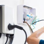 Instalacion cargador de coche electrico